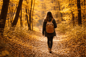 Spaziergang zum erden